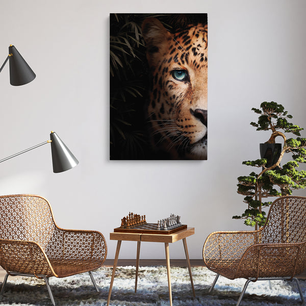 80x120cm - Exclusive - Animals - Panther Left Side - Glass Painting