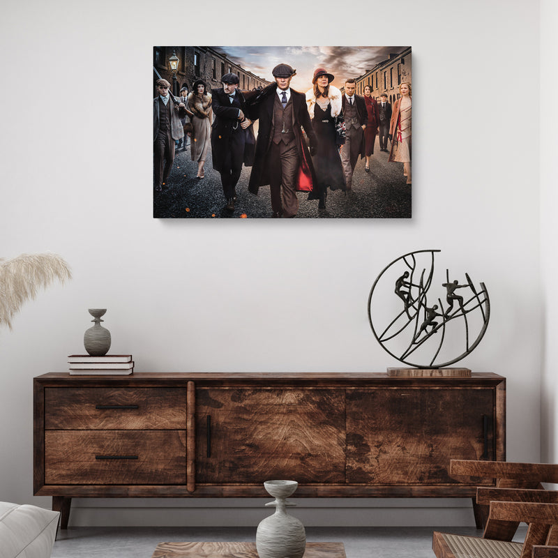 150x100 / 120x80cm - Exclusive - Movie Peaky Blinders Gangsters - Glass Painting